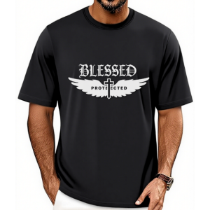 Wings of Blessing Graphic T-Shirt