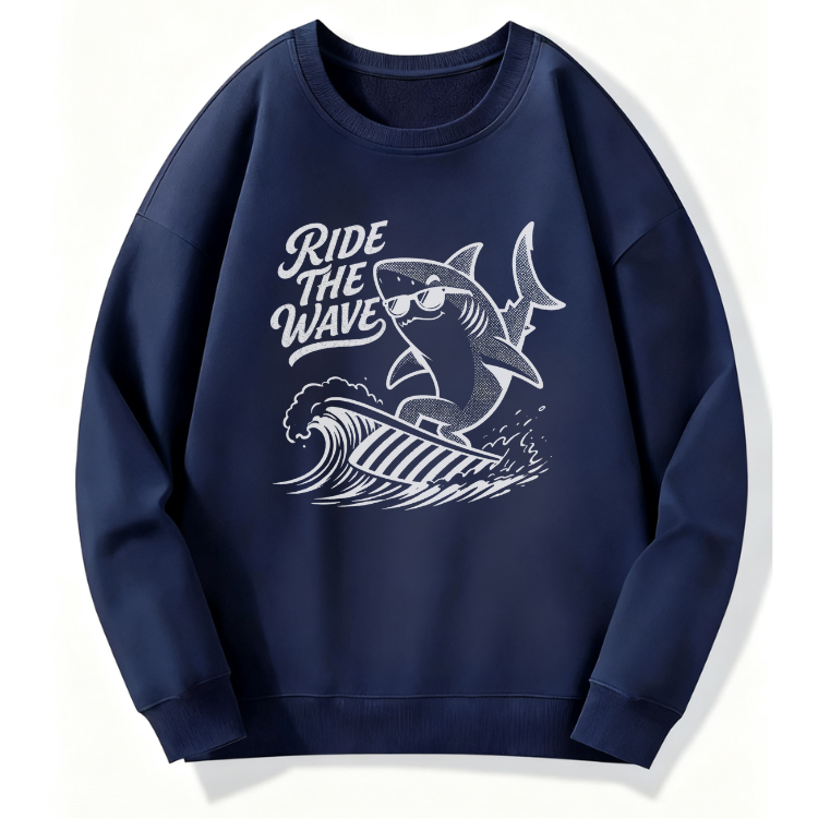 Shark Rider Wave Sweatshirt - Image 3