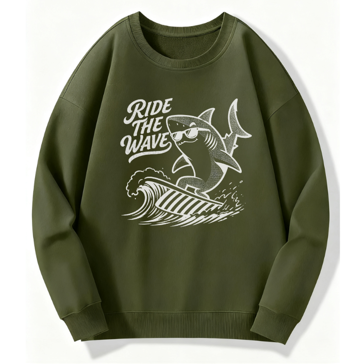 Shark Rider Wave Sweatshirt - Image 2