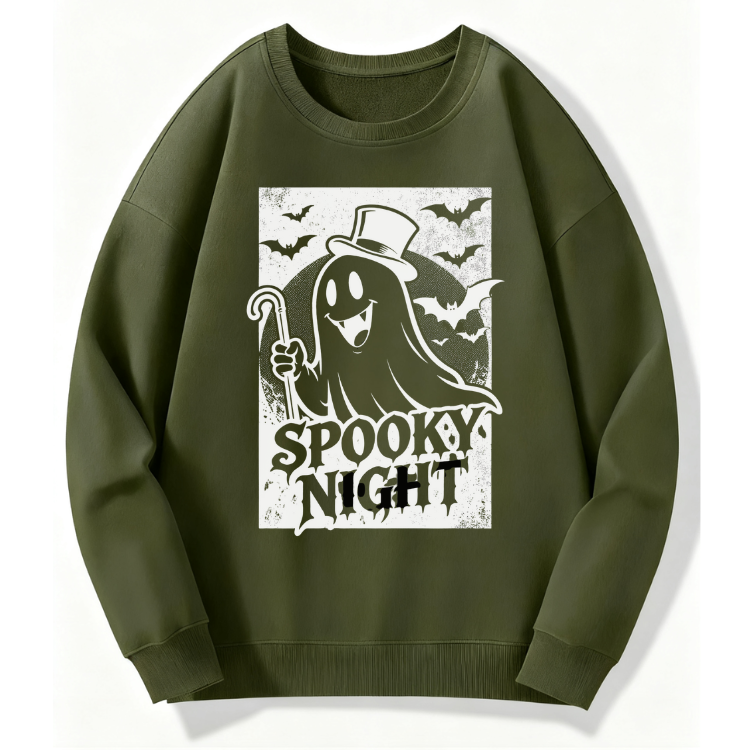 Spooky Ghost Night Sweatshirt - Image 2