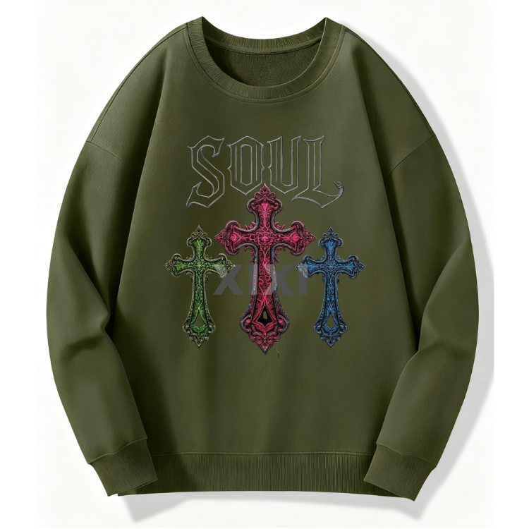 Soul Cross Graphic Sweatshirt - Image 4