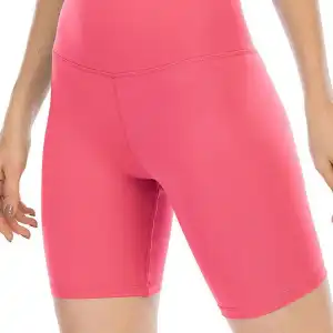 Hot Pink High Waist Stretchy Biker Shorts